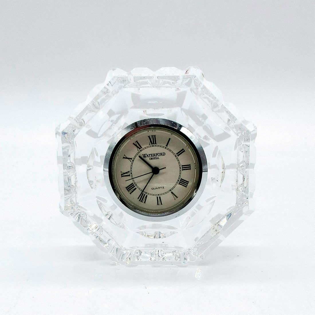 Vintage Waterford Crystal Diamond Paperweight Clock (1 of 3)