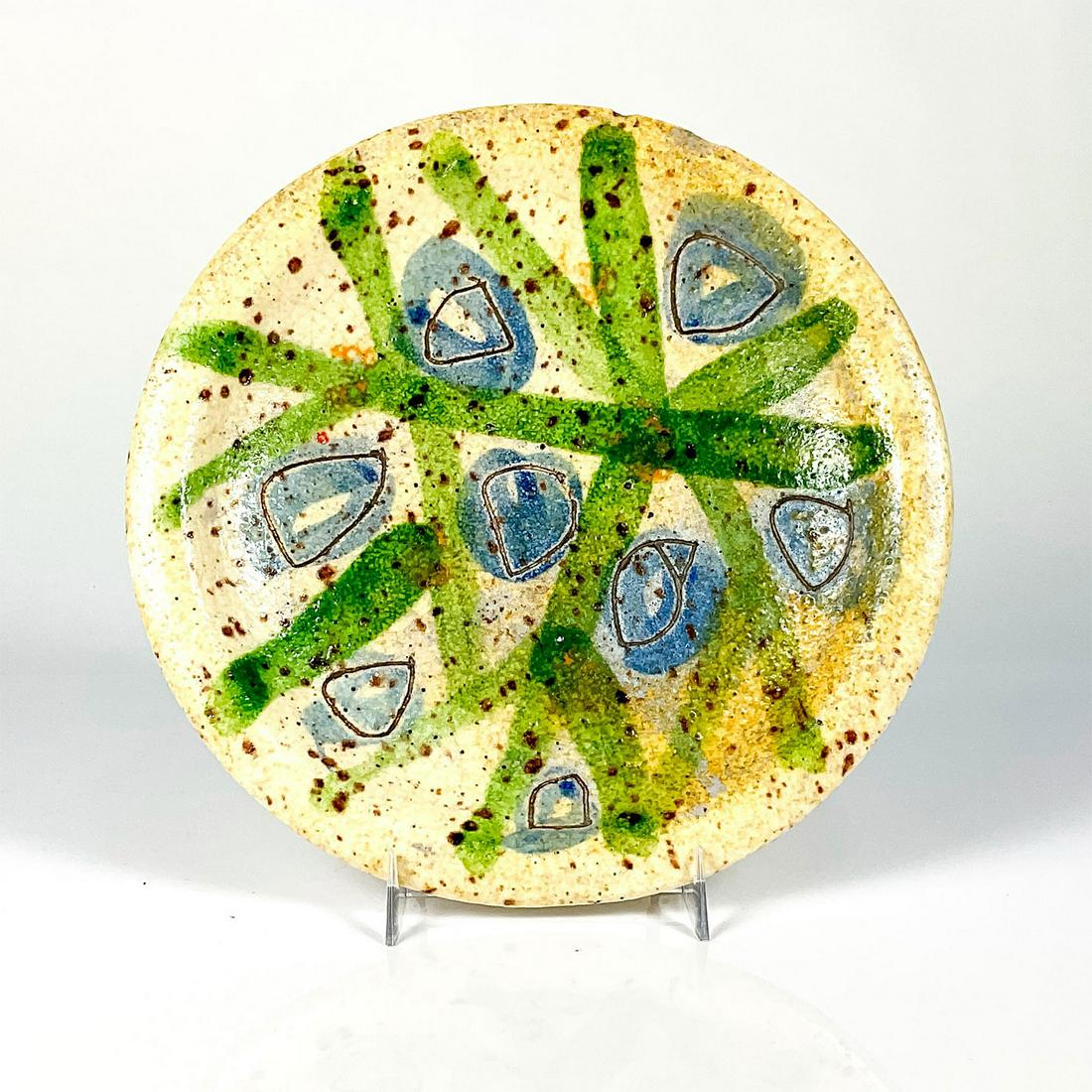 Handmade Studio Art Pottery Plate (1 of 3)