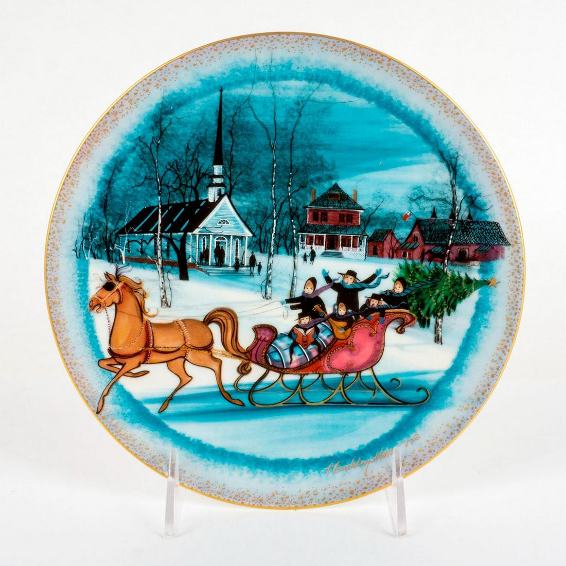 Anna Perenna, By P. Buckley Moss, Collectors Plate (1 of 2)