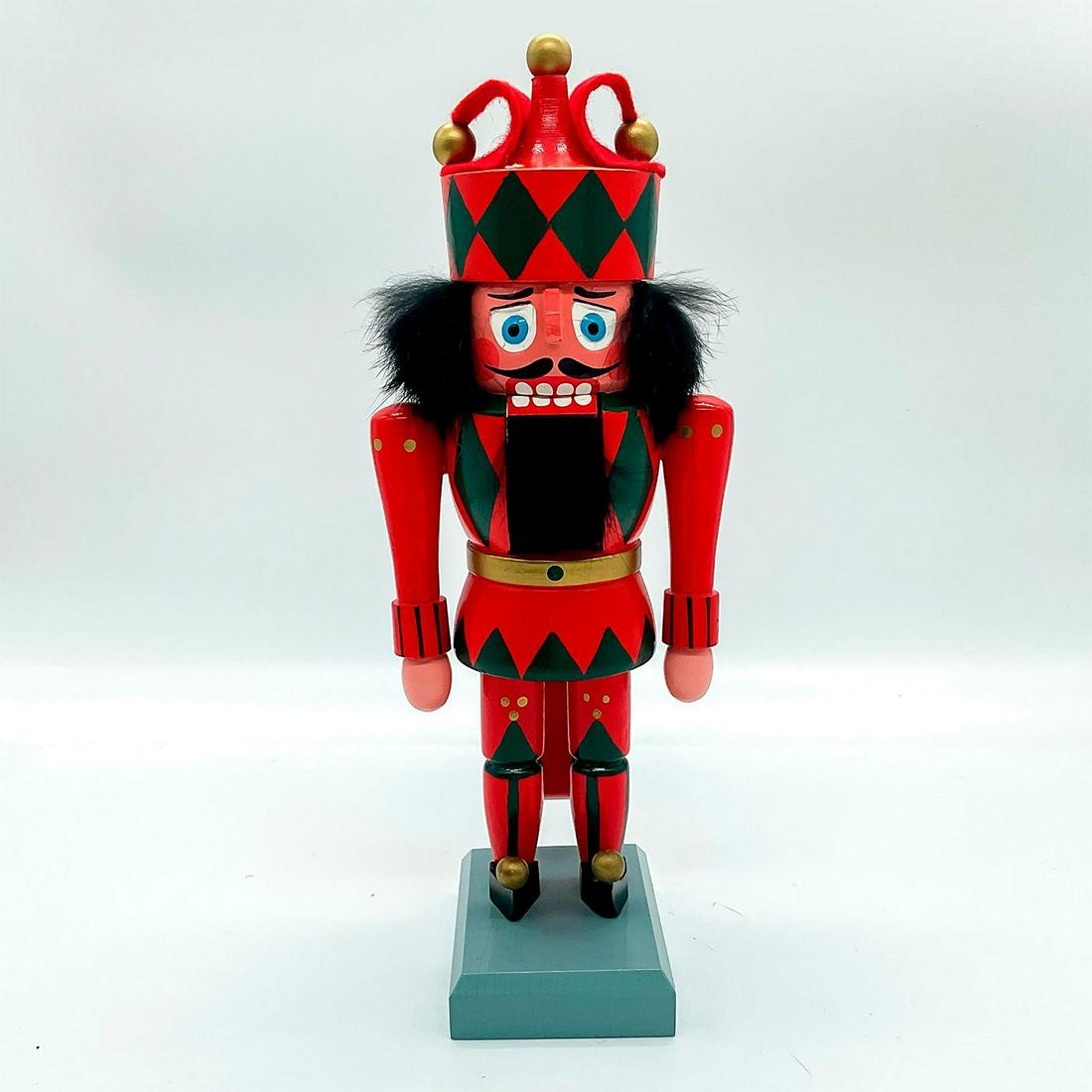 Vintage Erzgebirgische Volkskunst Wood Nutcracker (1 of 3)
