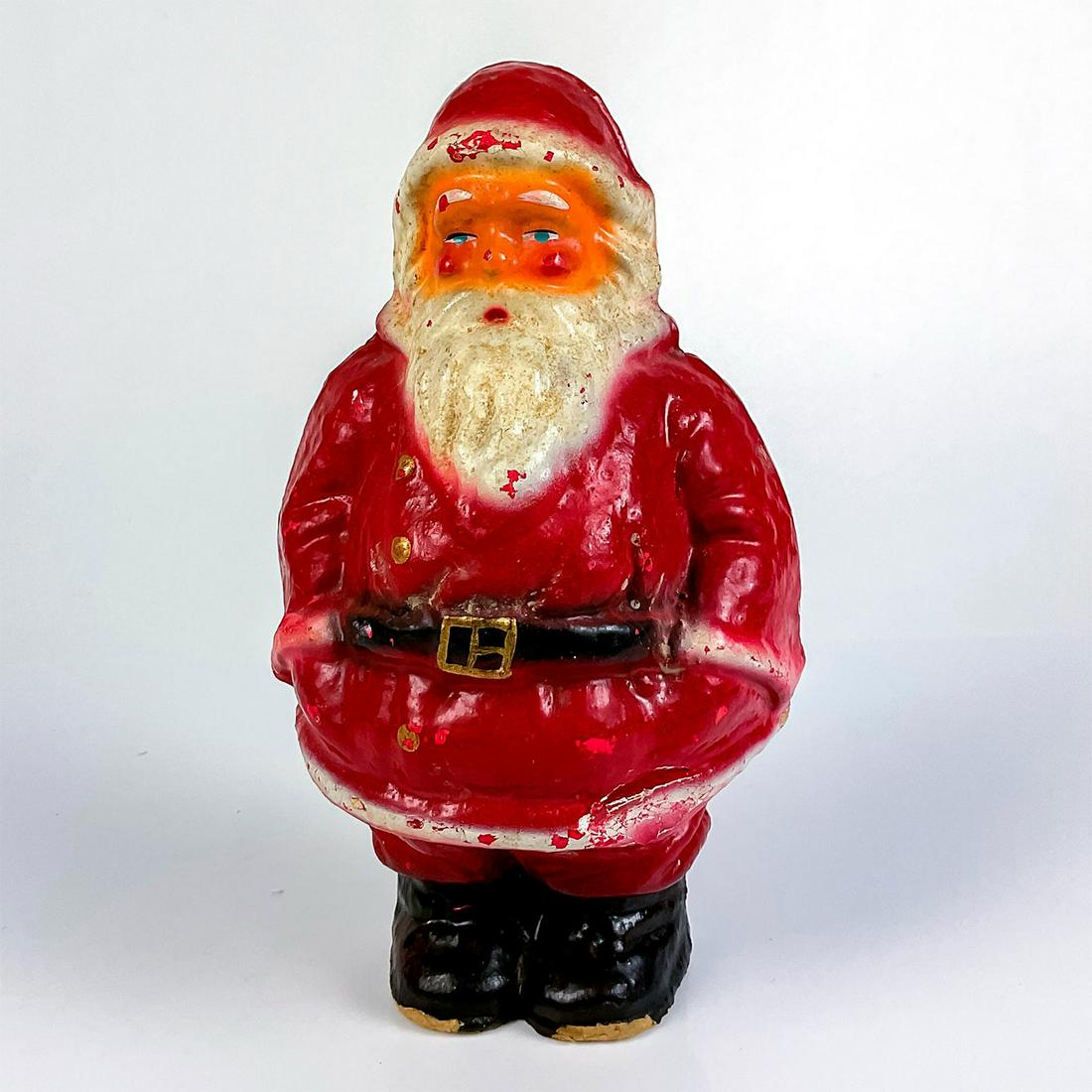 Vintage Paper Mache Santa Claus Figure (1 of 3)
