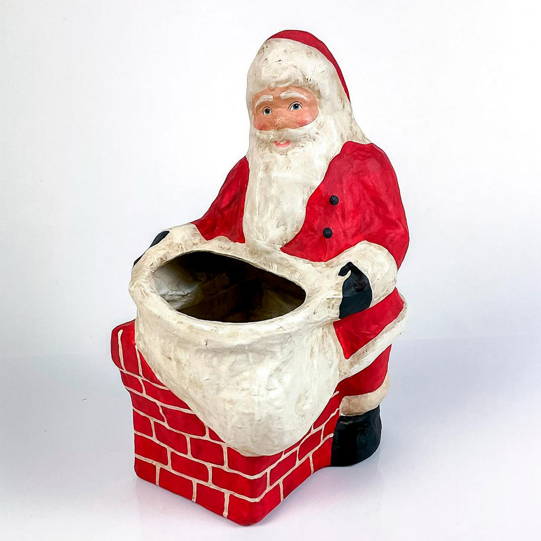 Vintage Paper Mache Santa Claus Figure (1 of 3)