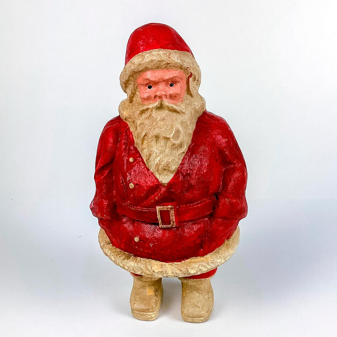 Vintage Pulp Egg Carton Santa Claus Figure (1 of 3)