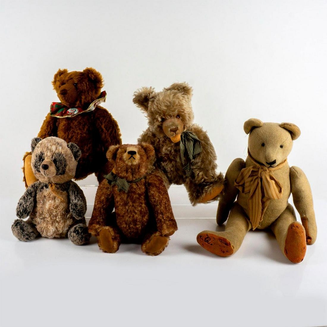 5pc Vintage Teddy Bear Set (1 of 4)