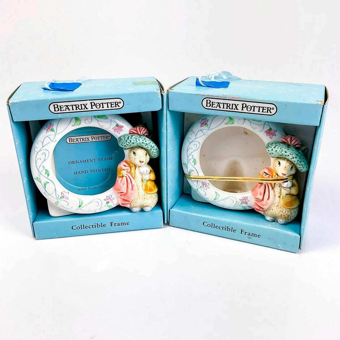 2pc Schmid Beatrix Potter Collectible Ornament Frames (1 of 2)