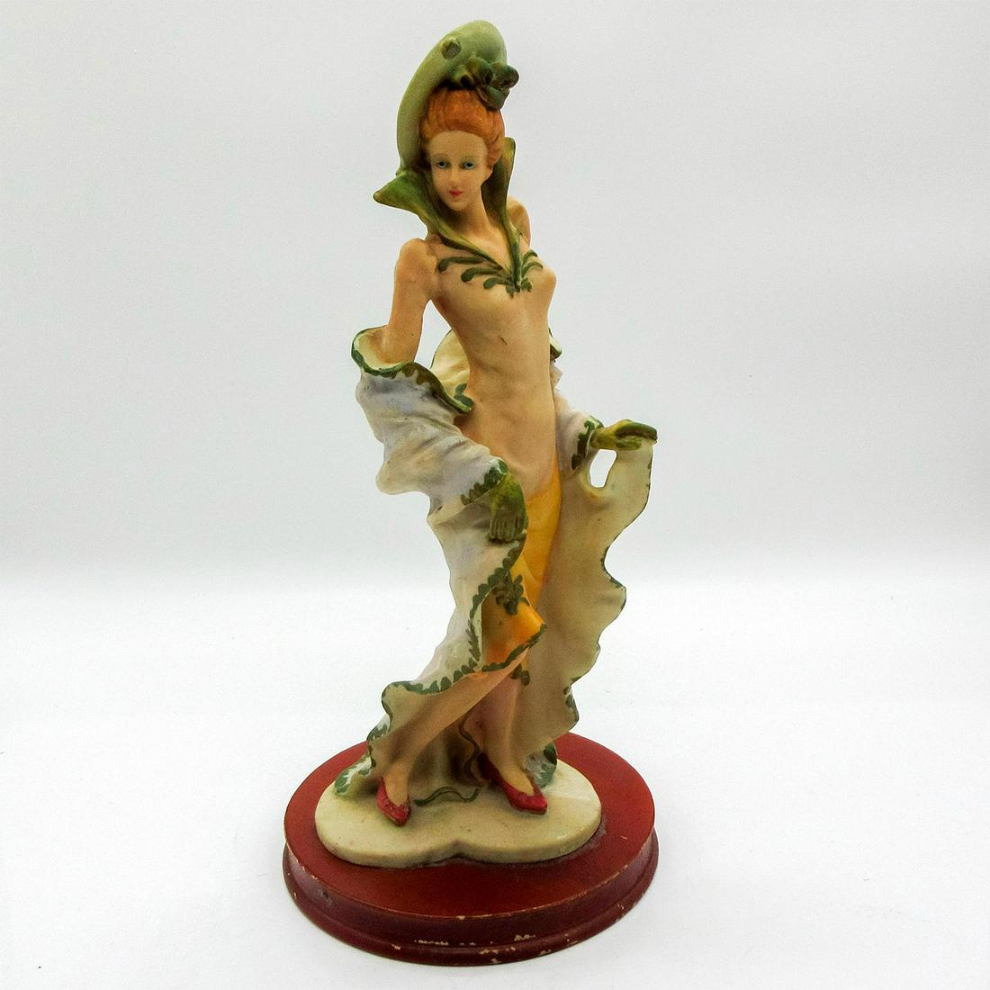 Vintage Art Deco Resin Hand Painted Female 1930's Figurine (1 of 3)