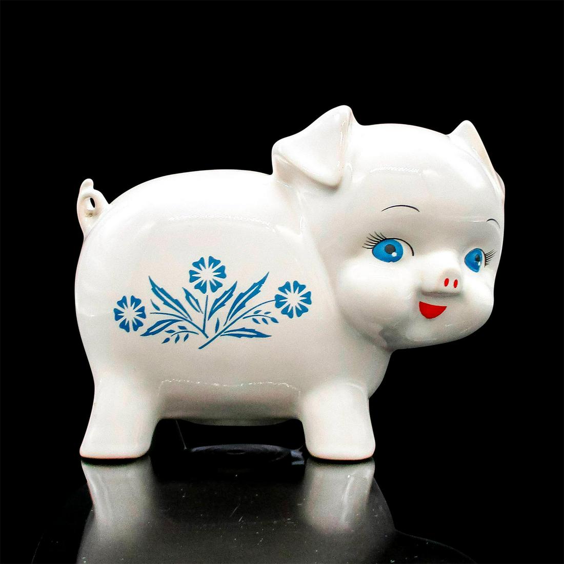Corning Ware Vintage Blue Cornflower Piggy Bank (1 of 4)