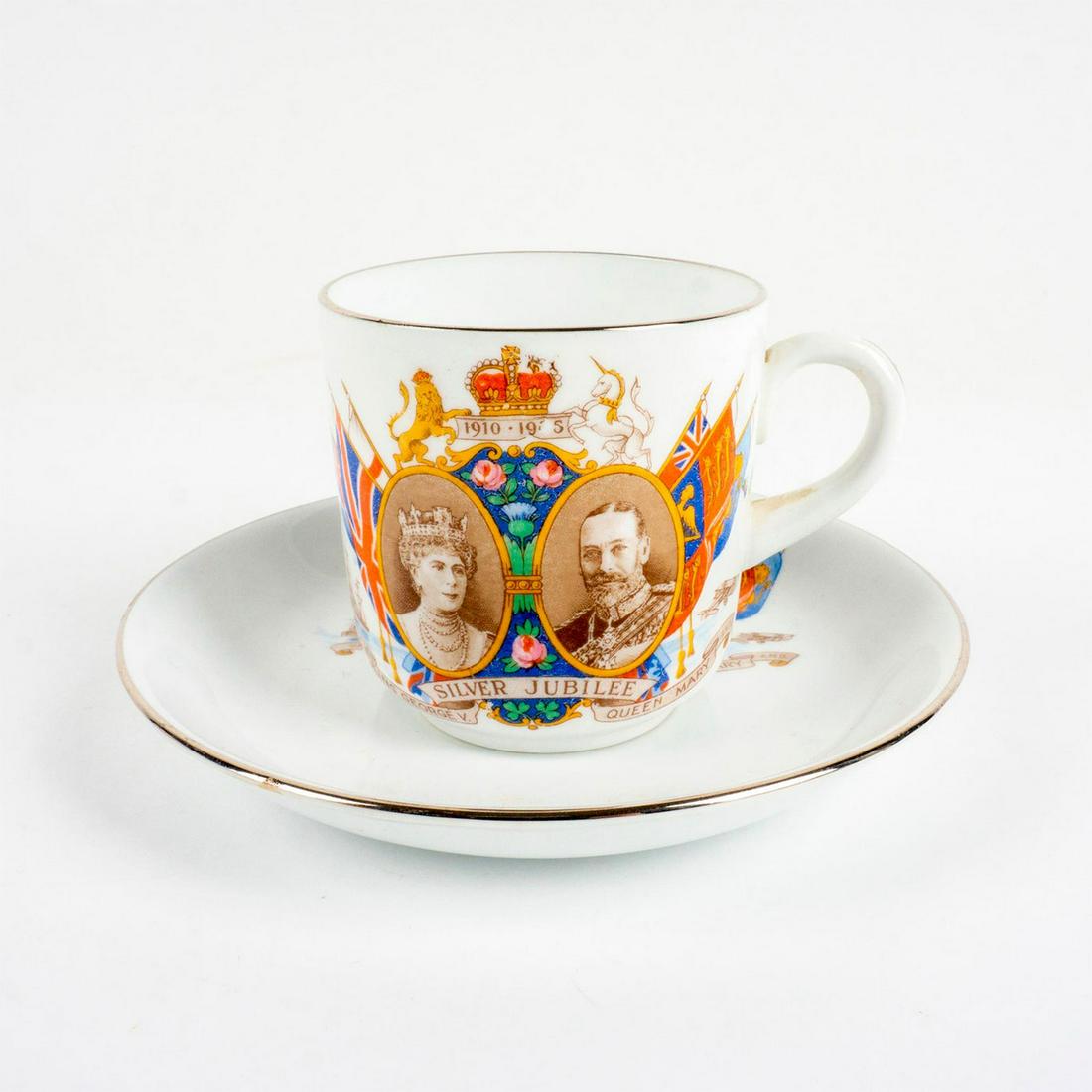 Vintage J & G Old English China Tea Cup And Saucer Set (1 of 4)