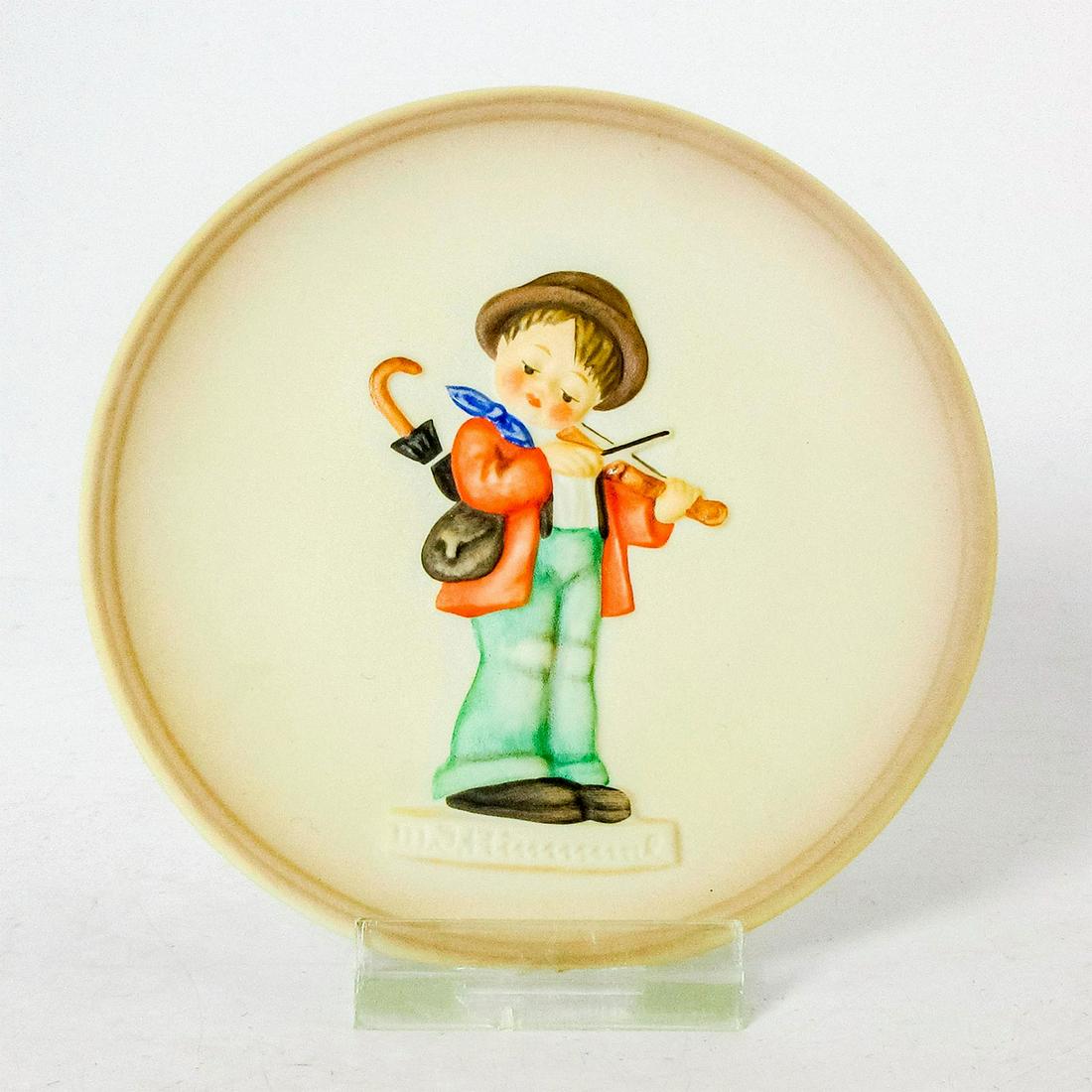 Goebel Hummel Mini Plates, Little Music Makers Hum 744 (1 of 3)