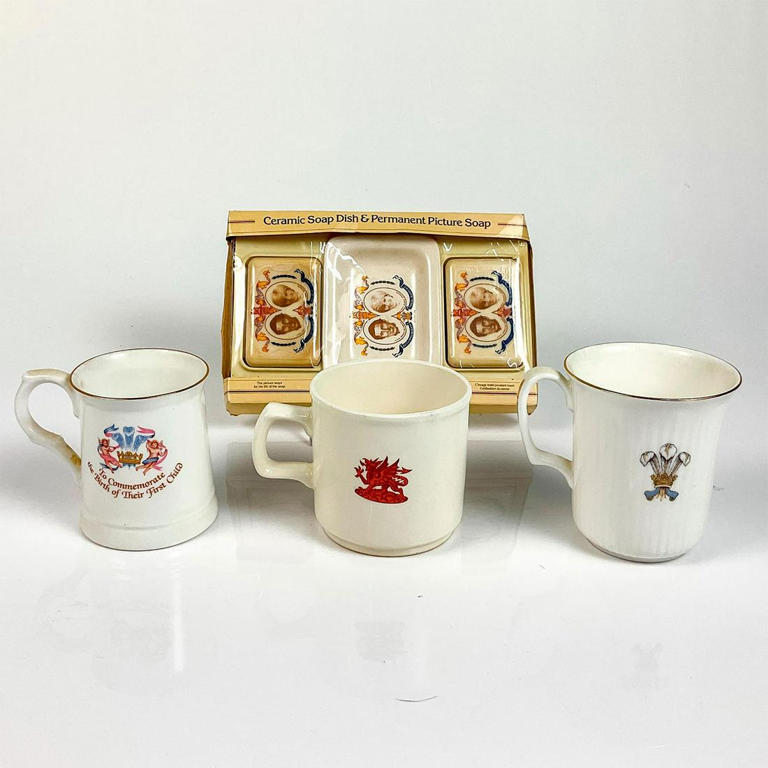 4pc Vintage Prince and Princess of Wales Memorabilia (1 of 3)