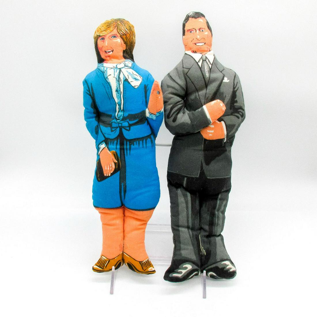 3pc Vintage Royal Wedding Rag Dolls and Rag Doll Kit (1 of 4)