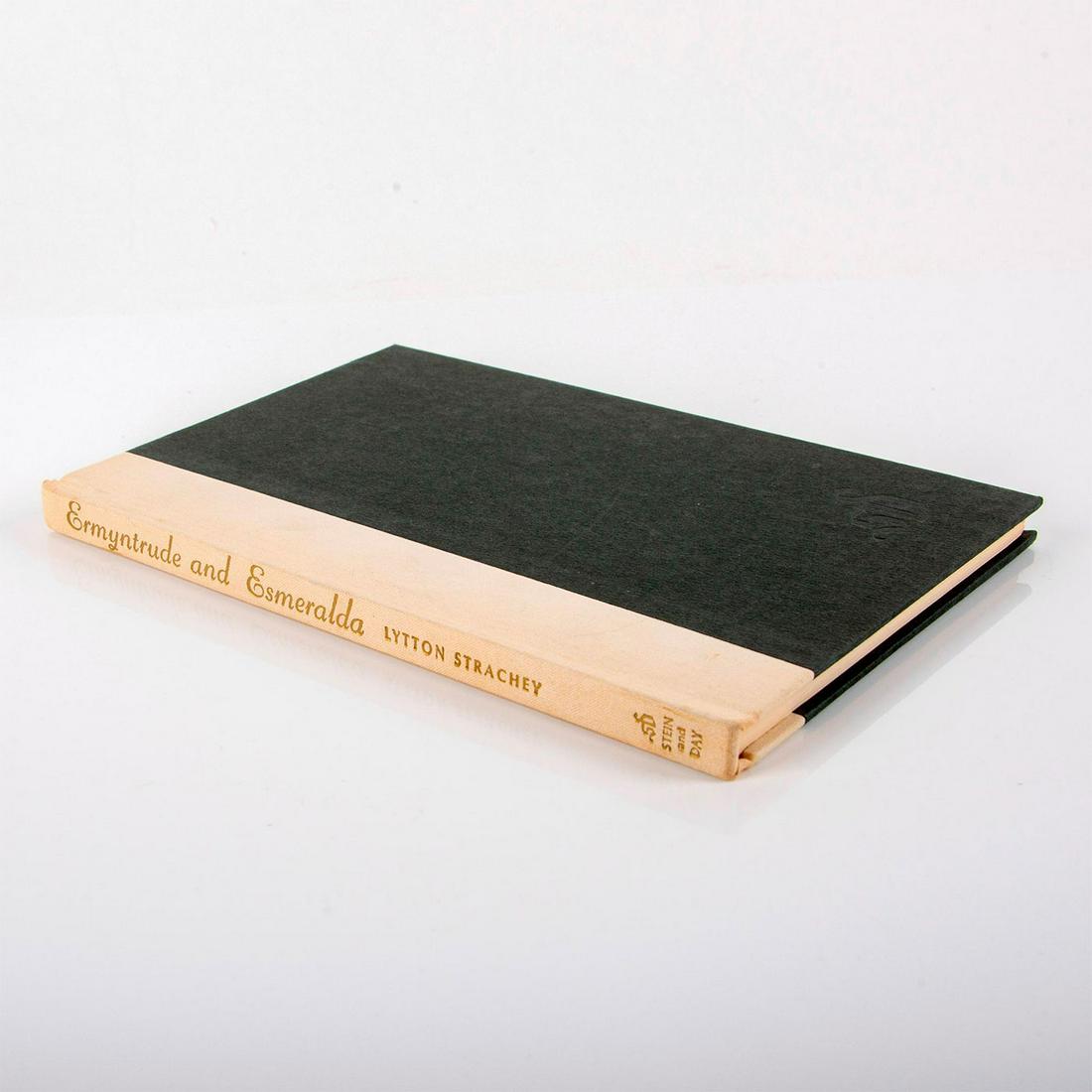 Book, Ermyntrude and Esmeralda By Lytton Strachey: Hardcover; 75 pages. Erotica novel. Introduction by Michael Holroyd. Illustrated by Erte. Published by Stein and Day Publishers. #novel #Erte Issued: 20th c. Dimensions: 6.25"W x 9.25"H Country of Ori