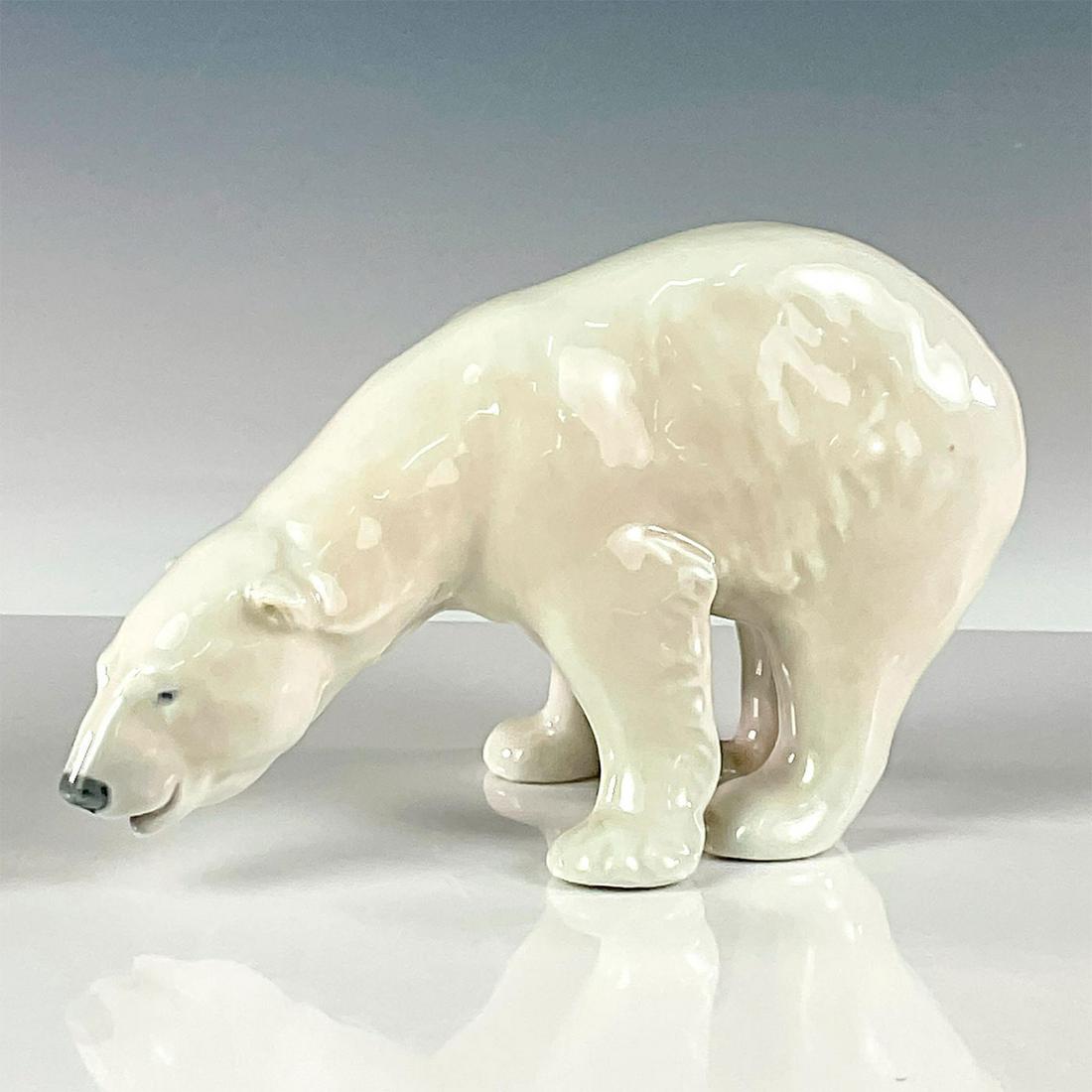 Vintage Royal Copenhagen Figurine, Polar Bear Feeding (1 of 3)