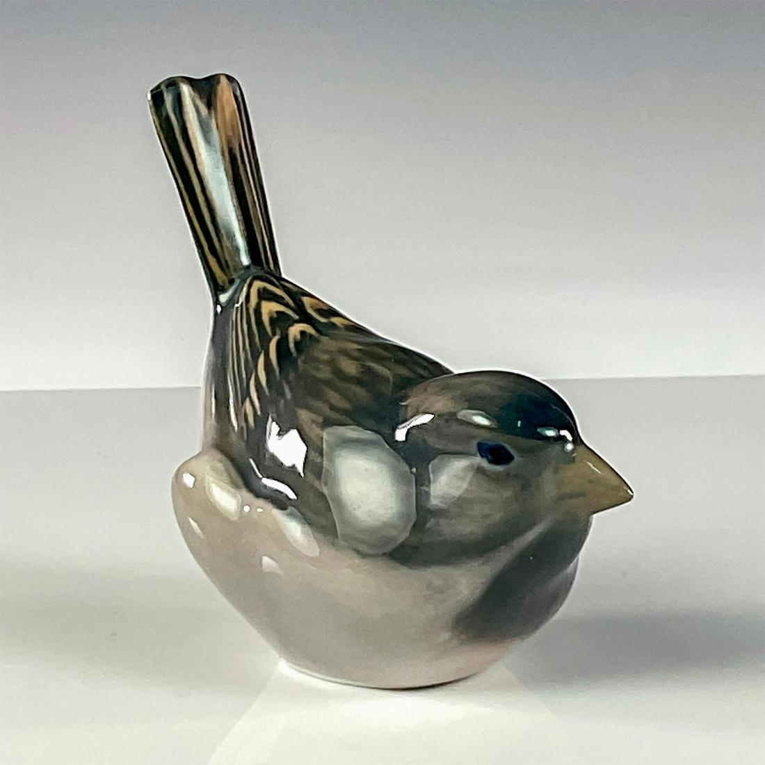 Vintage Royal Copenhagen Bird Figurine, Sparrow (1 of 3)