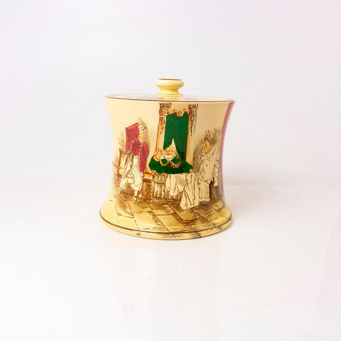 Shelley English Ceramic Humidor Lidded Canister Tobacco Jar (1 of 3)