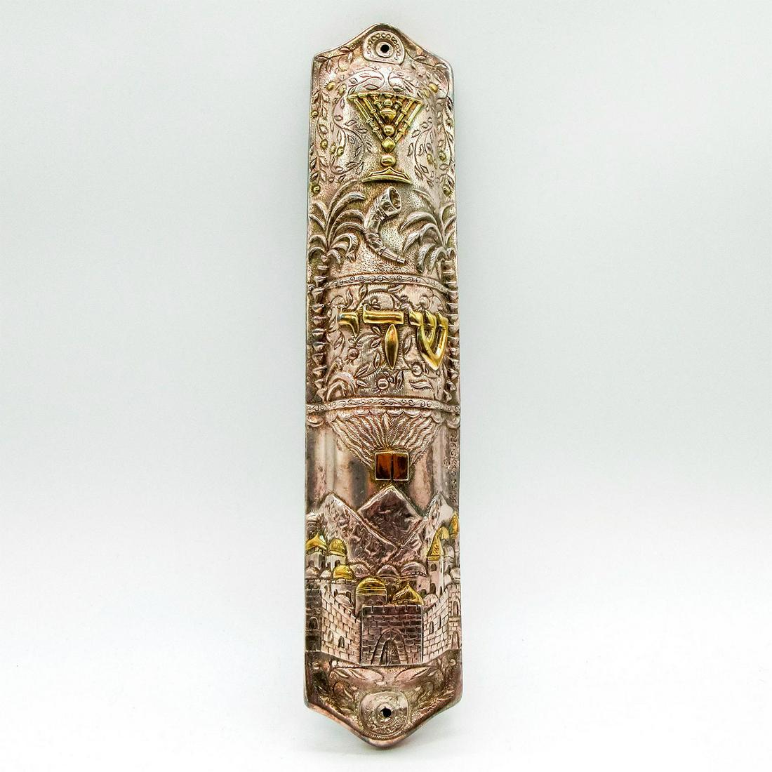 Raphael Abecassis Sterling Silver Palace Size Mezuzah (1 of 7)