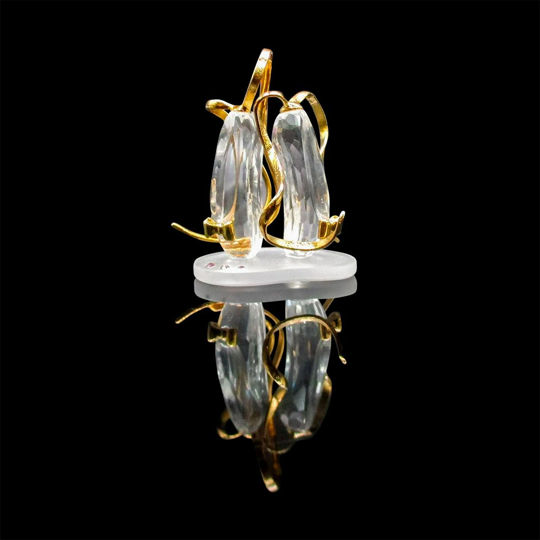 Swarovski Crystal Figurine, Ballet Shoes (1 of 5)