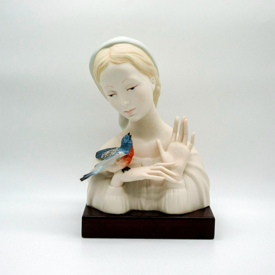 Vintage Cybis Porcelain Bust, Madonna with Bluebird (1 of 3)