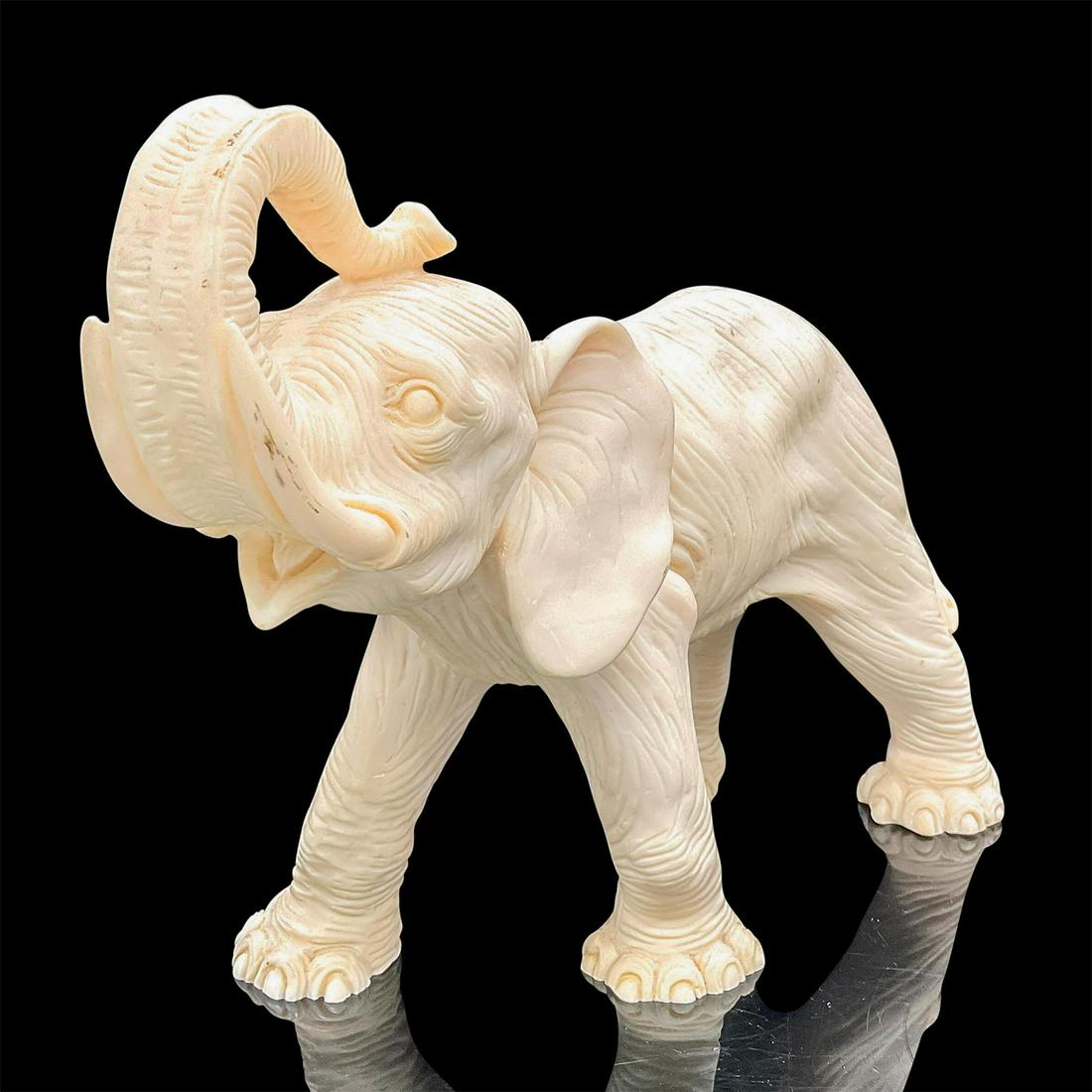 Vintage Resin Elephant Sculpture (1 of 3)