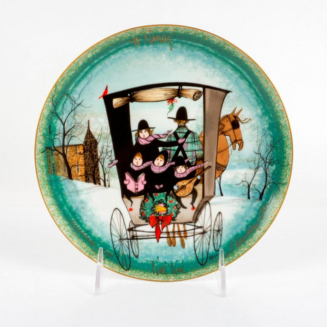 Anna Perenna, By P. Buckley Moss, Collectors Plate (1 of 3)
