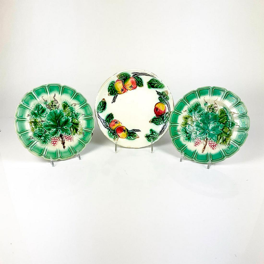 2pc Sarreguemines Decorative Plates + Fruit Plate (1 of 3)