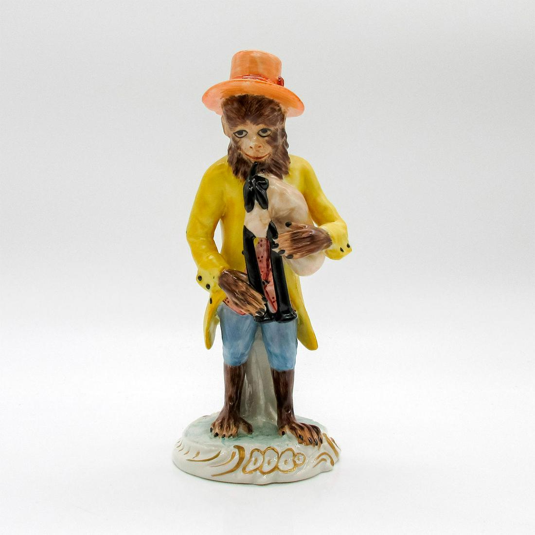 Chelsea House Port Royal Figurine, Monkey Bag Pipe Player (1 of 3)