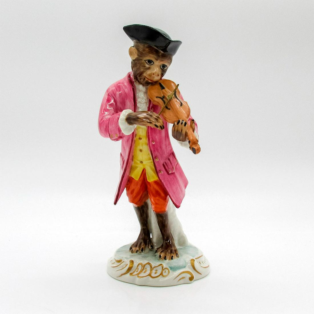 Chelsea House Port Royal Figurine, Monkey Violinist (1 of 3)