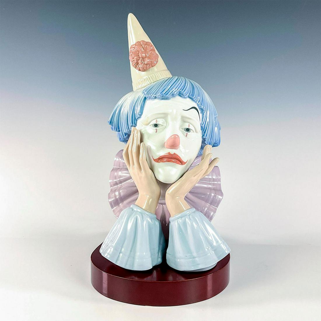 Jester With Base 5129 - Lladro Porcelain Figurine (1 of 3)