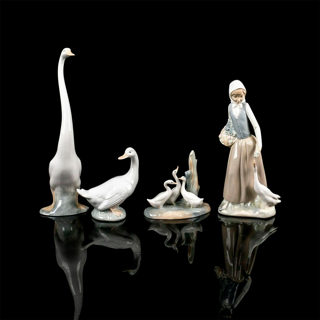 4pc Nao by Lladro Porcelain Duck Figurines (1 of 6)