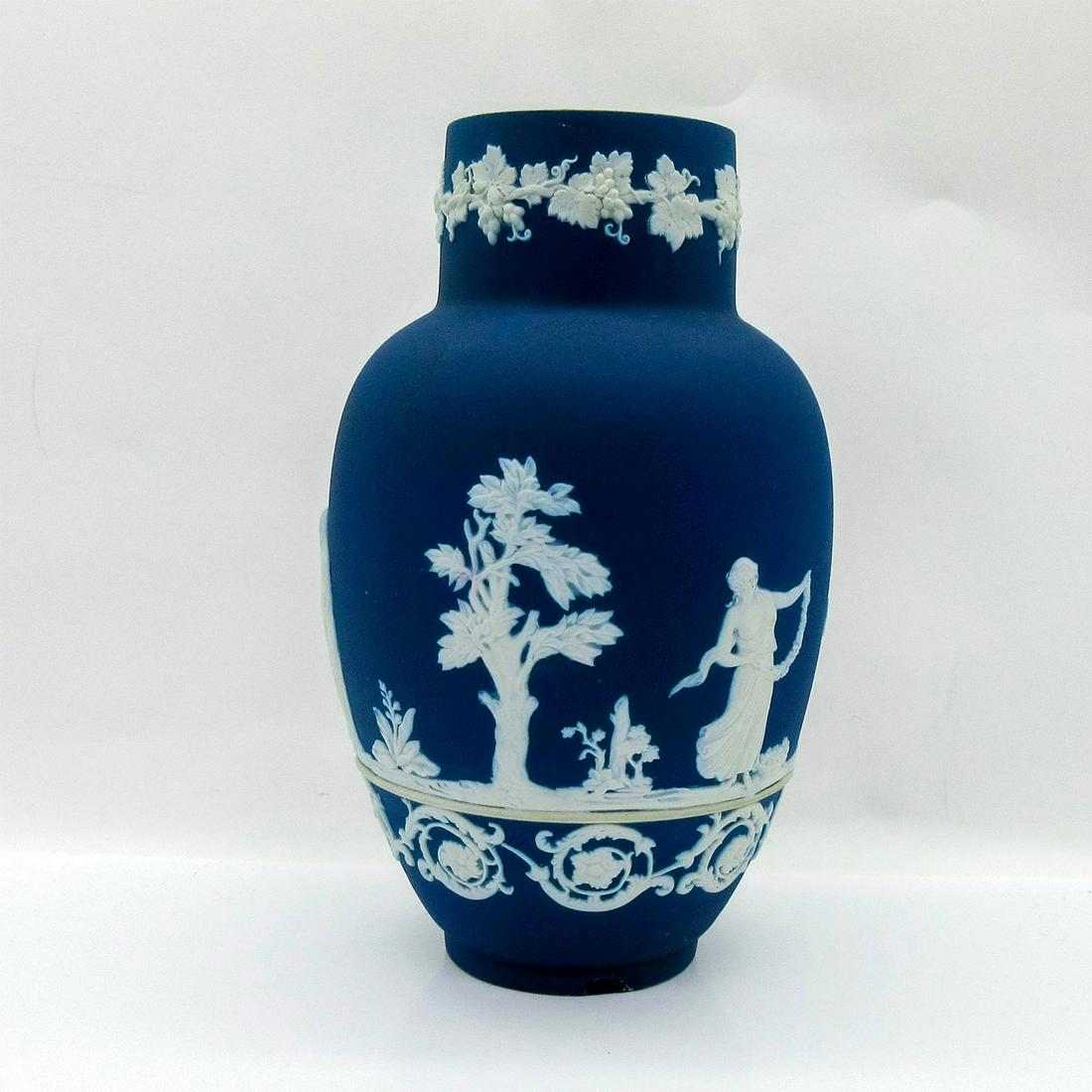 Vintage Enoch Wedgwood Tunstall Jasperware Vase (1 of 3)