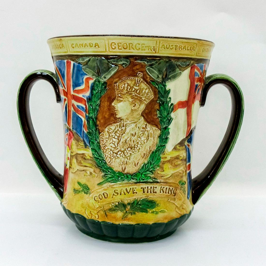 Royal Doulton Loving Cup, King George VI, Queen Elizabeth (1 of 3)