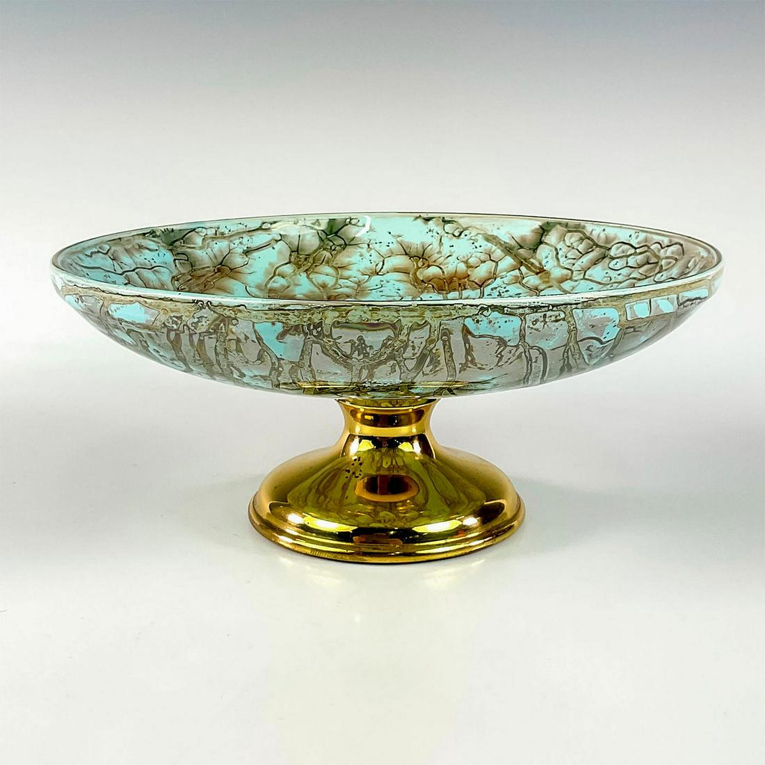 Vintage Hand Painted Delft Pedestal Candy Dish (1 of 4)