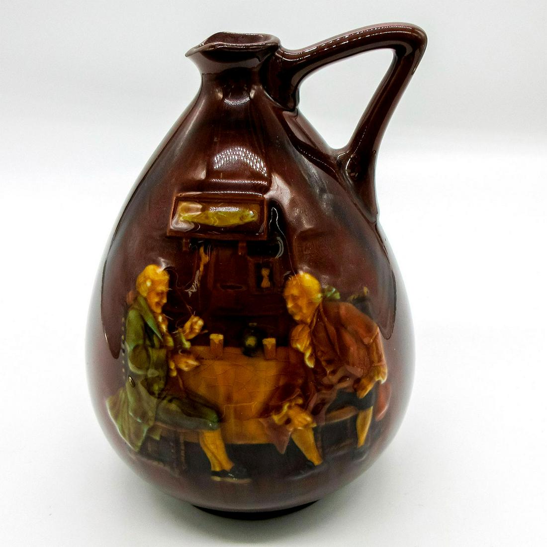 Royal Doulton Kingsware Whisky Flask, A Fish Story (1 of 3)