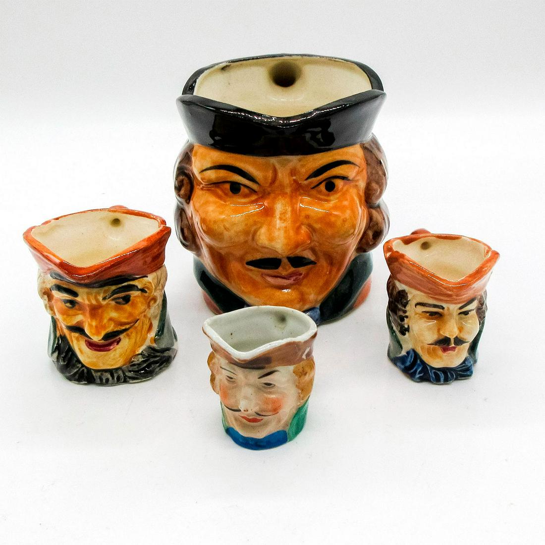 4pc Japan Character Jugs, Dick Turpin (1 of 3)