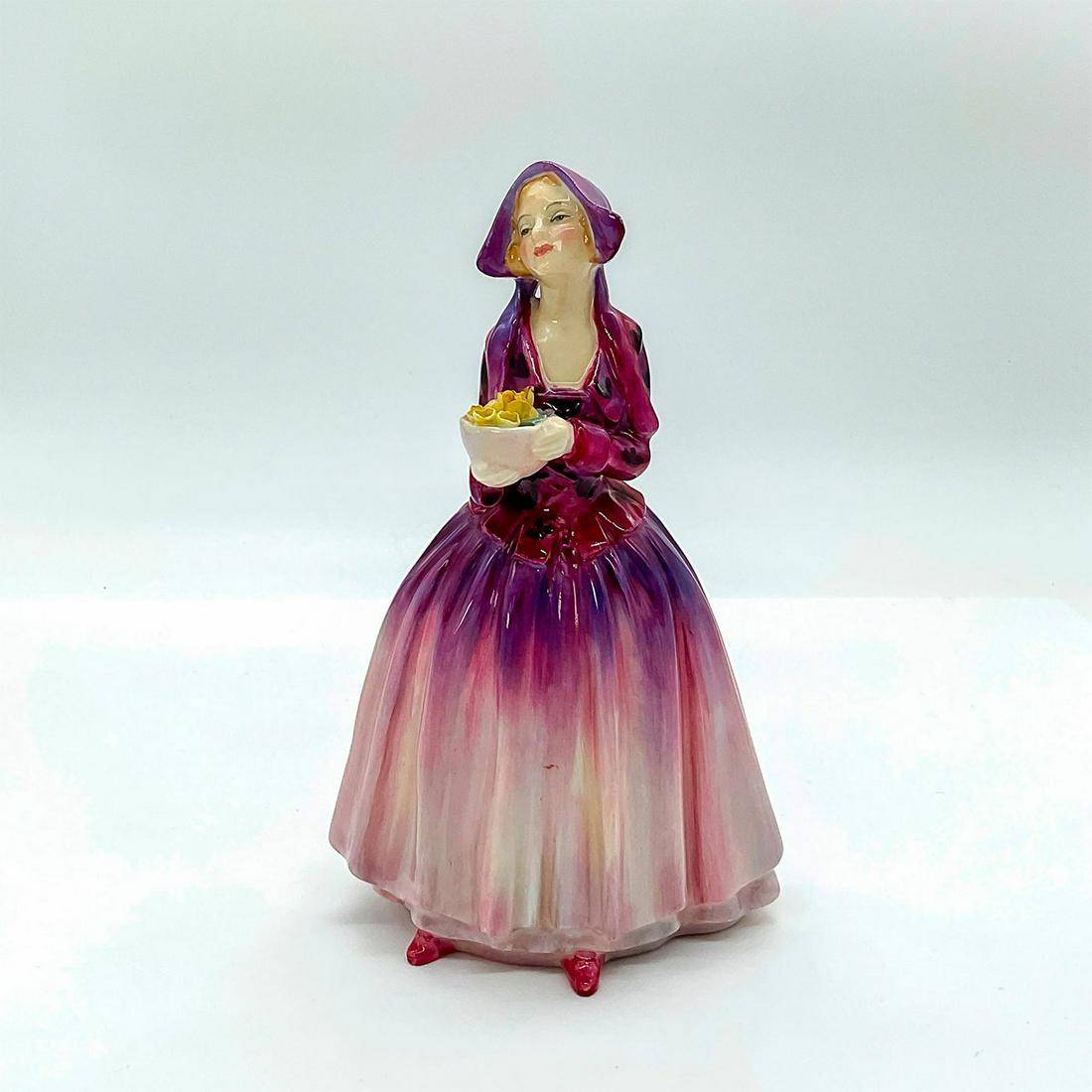 Dorcas - HN1558 - Royal Doulton Figurine: Artist: Leslie Harradine Issued: 1933 - 1952 Dimensions: 6.75"H Manufacturer: Royal Doulton Country of Origin: England