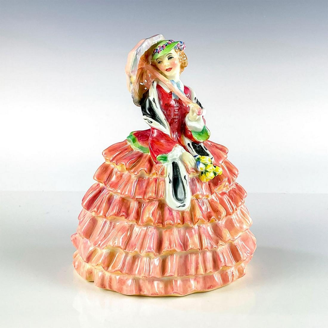 Toinette - HN1940 - Royal Doulton Figurine: Artist: Leslie Harradine Issued: 1940 - 1949 Dimensions: 6.75"H Manufacturer: Royal Doulton Country of Origin: England
