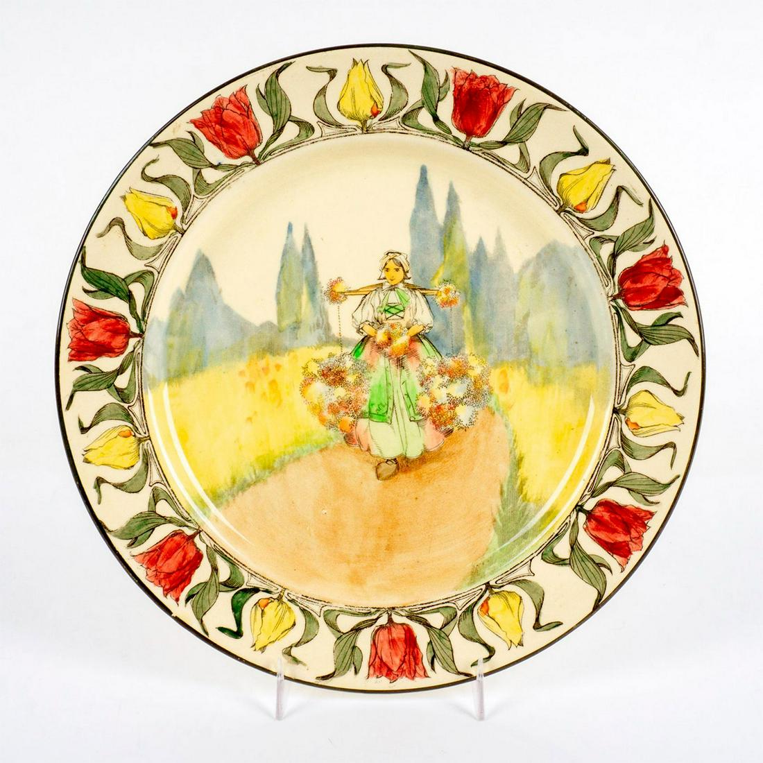 Royal Doulton Seriesware Plate, Dutch Flower Girl (1 of 2)