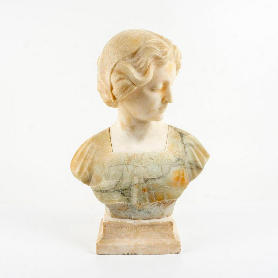 After Giuseppe Bessi (Italian, 1857-1922) Large Marble Bust (1 of 4)