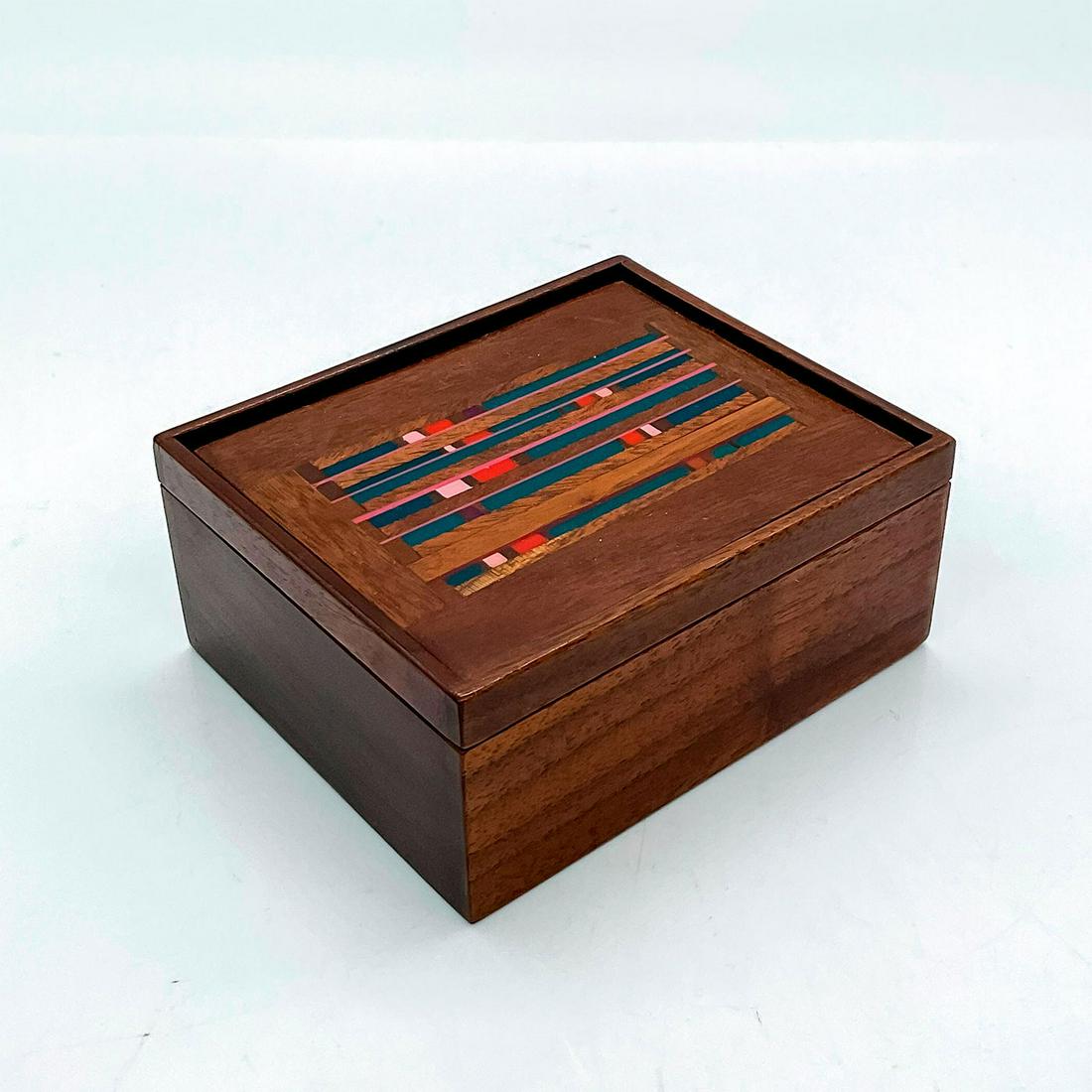 Robert McKeown (American, d. 1989) Artisan Wooden Box (1 of 4)