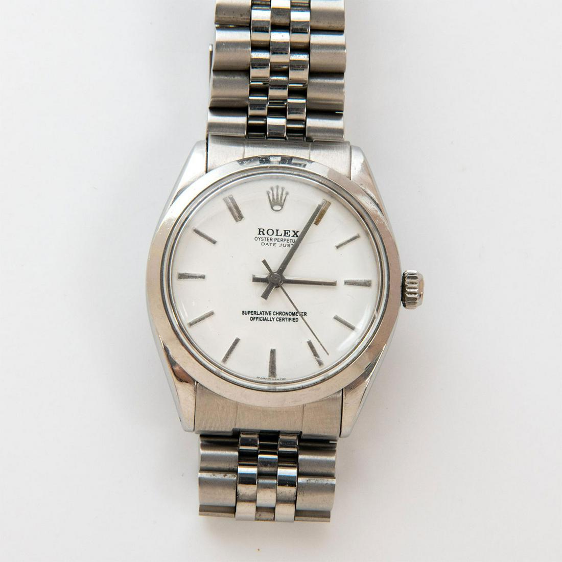1969 Tudor Men's Rolex Oyster, Perpetual Date Just Watch (1 of 7)