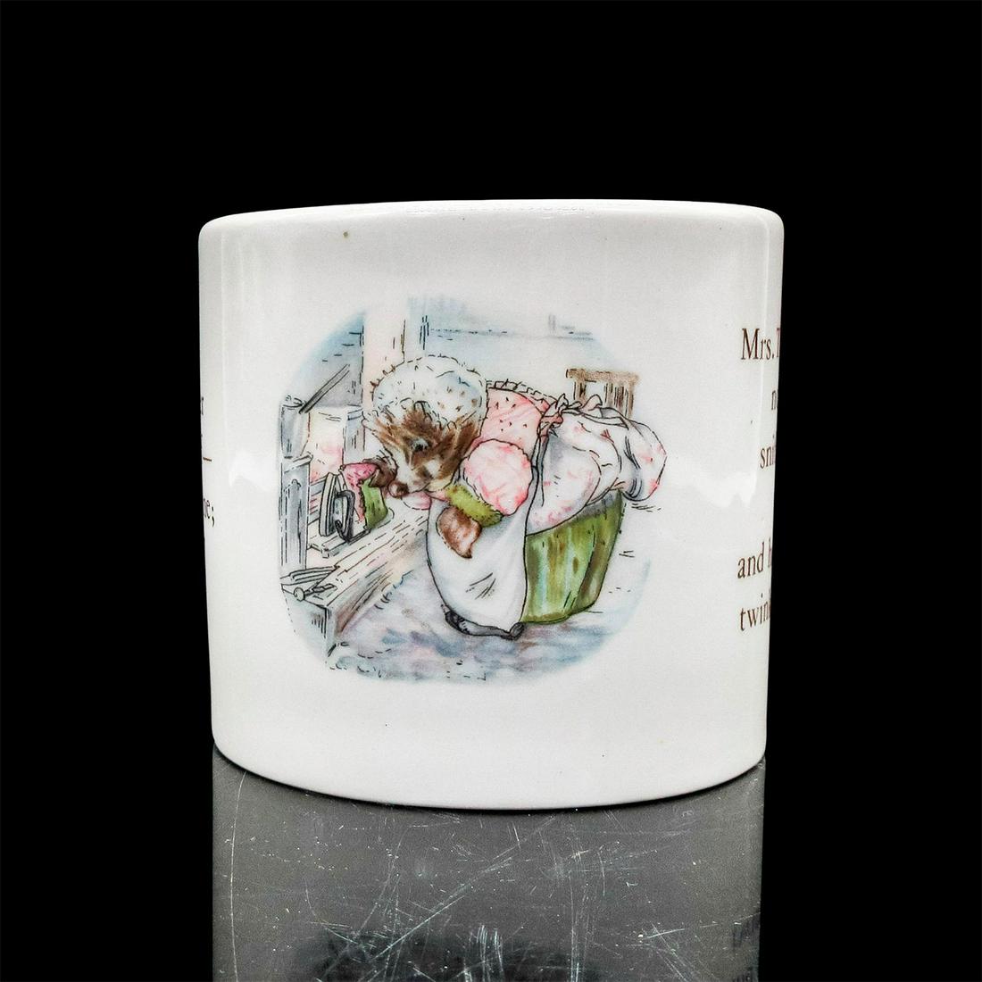 Peter Rabbit Mrs. Tiggy-Winkle Oval Wedgewood Money Bank (1 of 5)