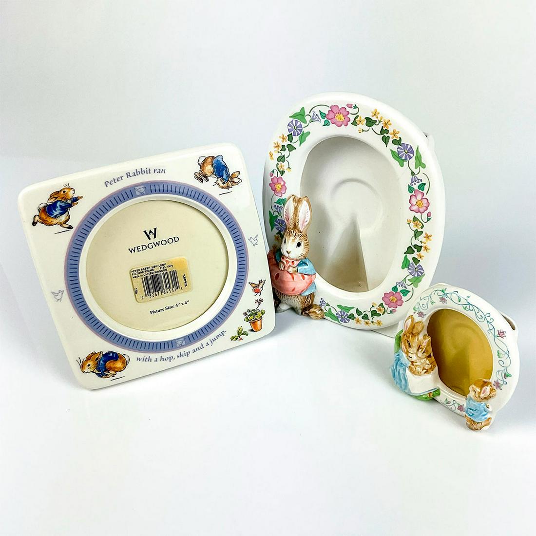 3pc Vintage Schmid & Wedgwood Beatrix Potter Picture Frames (1 of 3)