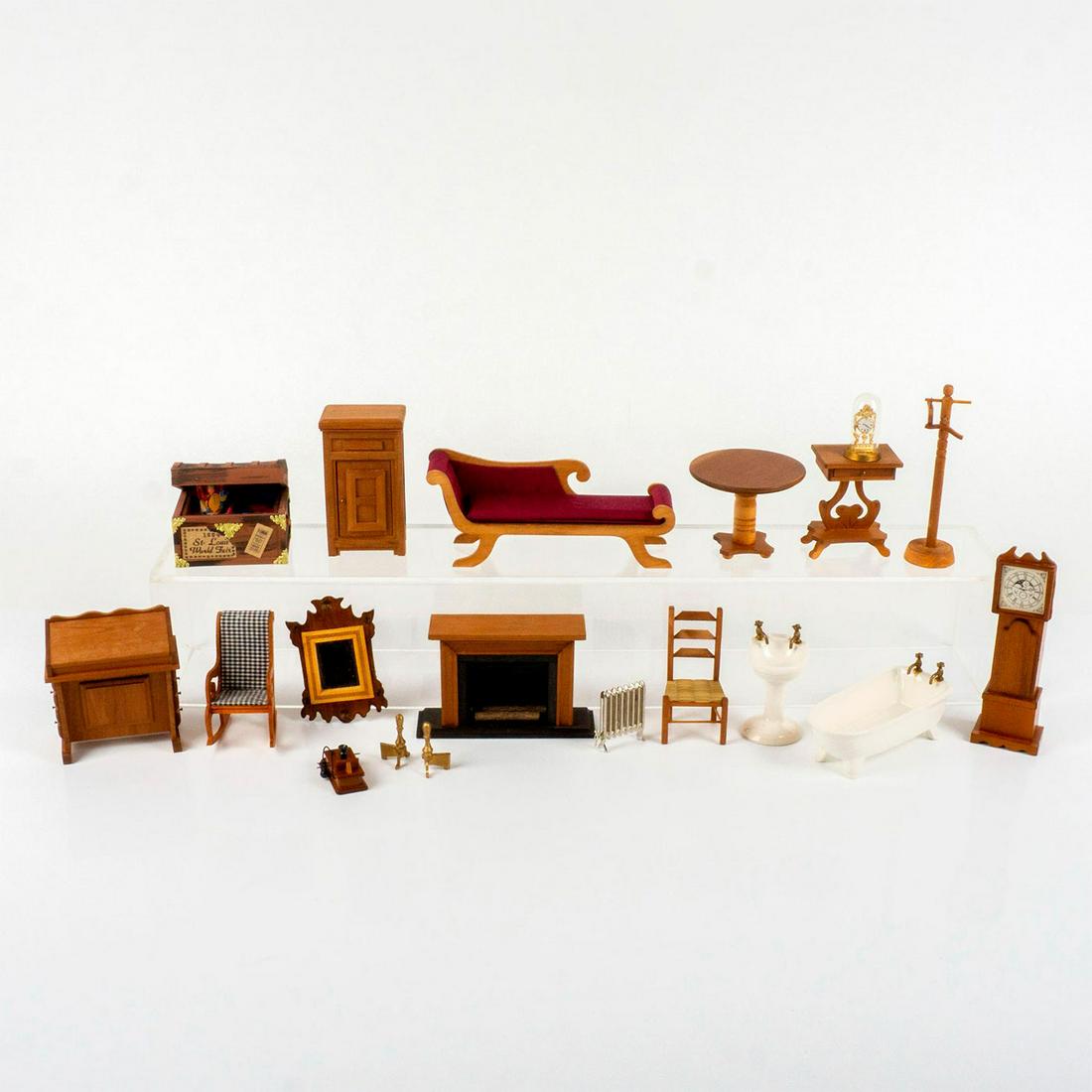 17pc Shackman, Early Americana Doll House Funiture (1 of 6)