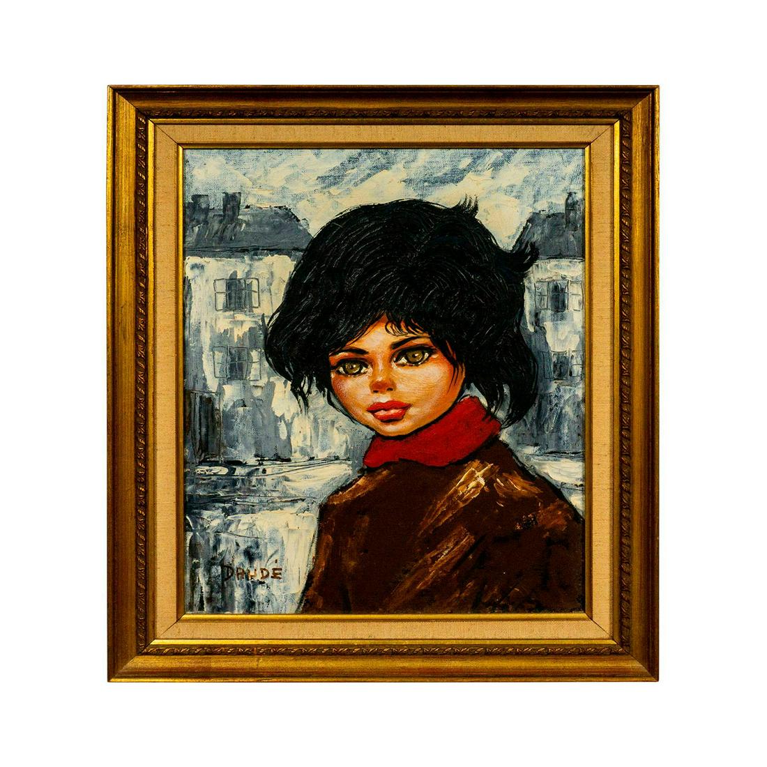 Andre Daude (French, 1897-1979) Signed, Oil Painting (1 of 4)