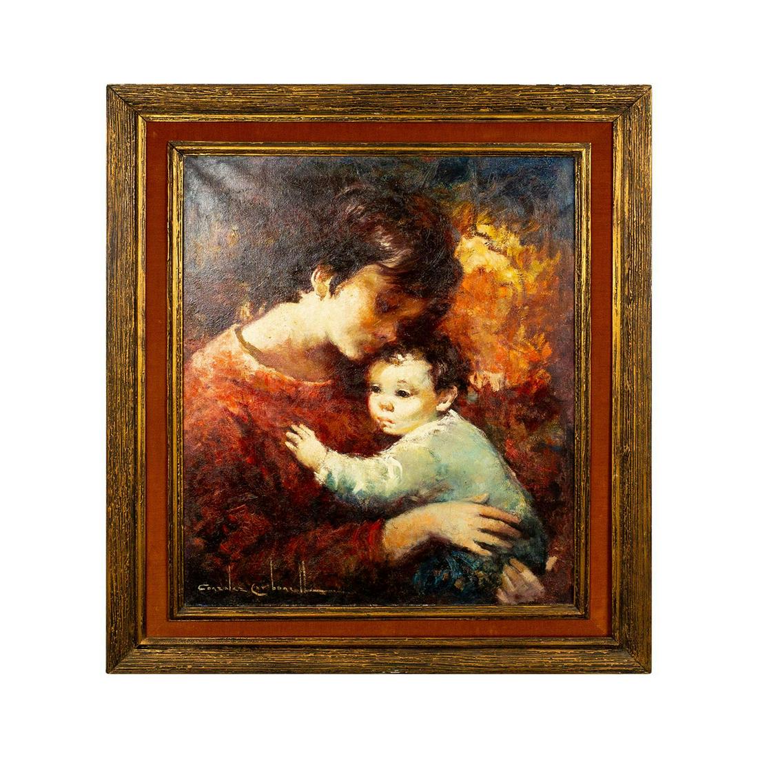 Gonzalez Carbonell (Spanish 1910-1984) Signed Oil Painting (1 of 6)