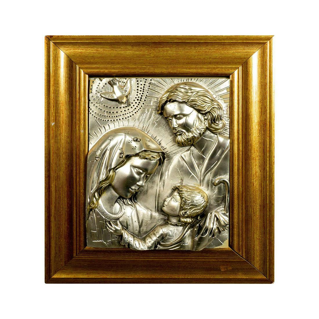 Creazioni Artistche Italian Silver Plated Wall Sculpture (1 of 5)