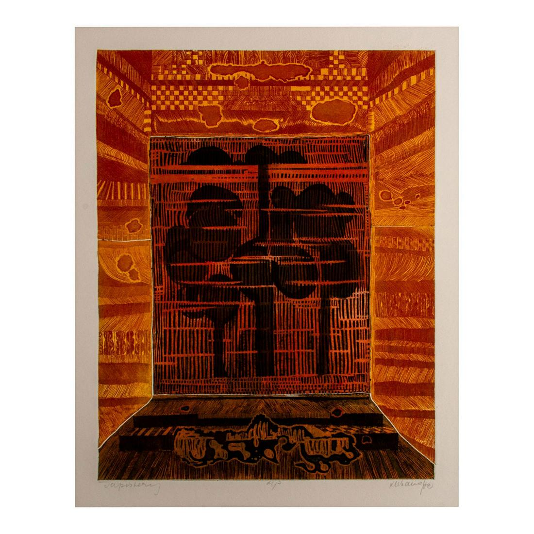 Charlotte Klebanoff (American, b.1925) Lithograph (1 of 9)