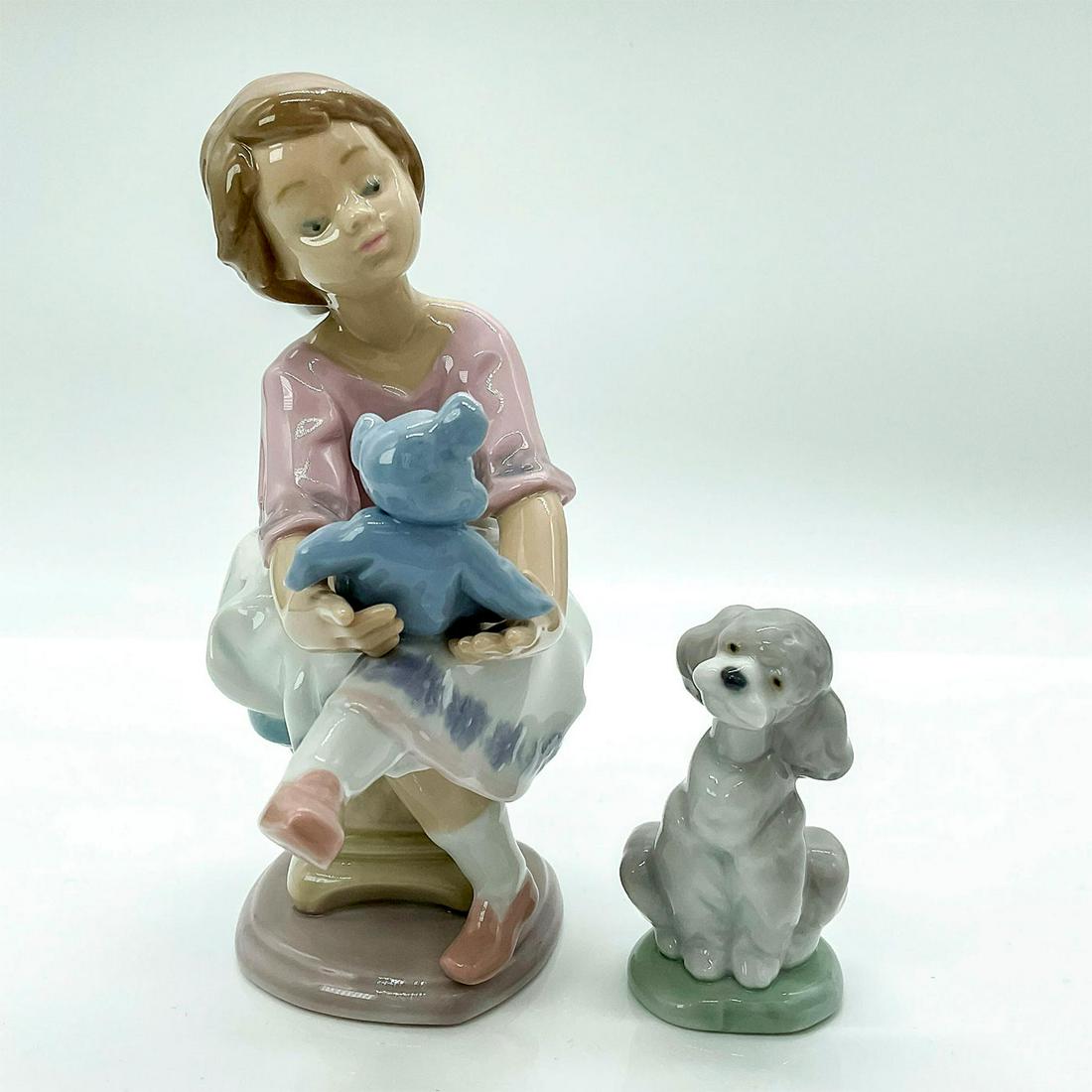 2pc Lladro Figures, A Friend For Life 7685, Best friend 7620 (1 of 3)