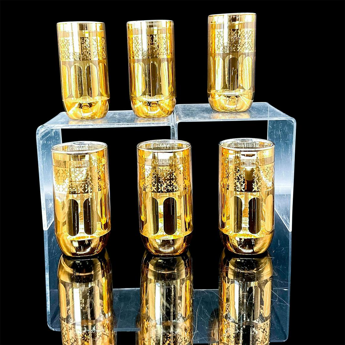 6pc Vintage Iconic 1950s/1960s Highball Glasses (1 of 3)