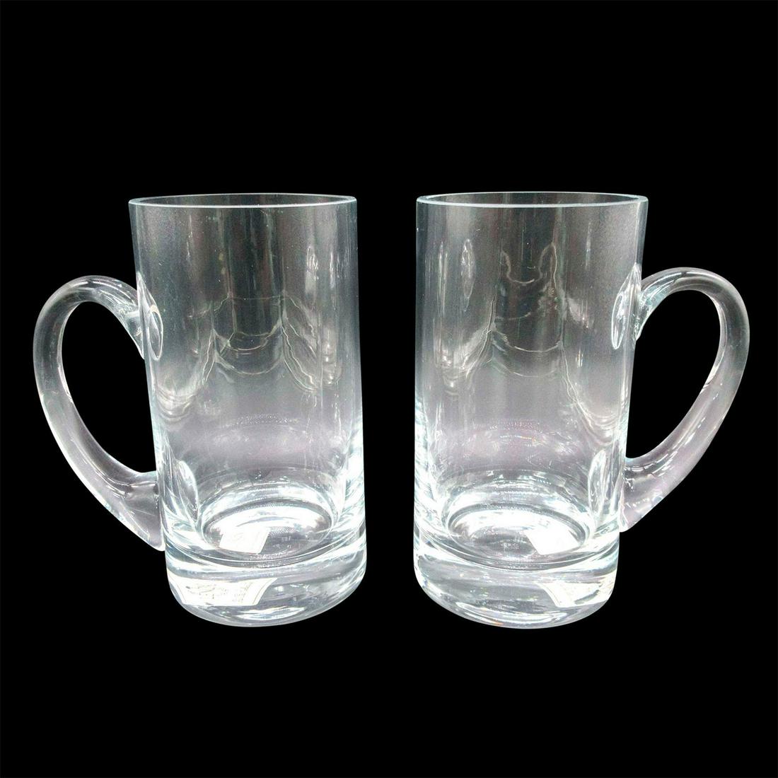 2pc Lenox Clear Crystal Beer Mugs (1 of 6)